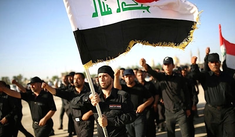 Click to enlarge Iraqi volunteers