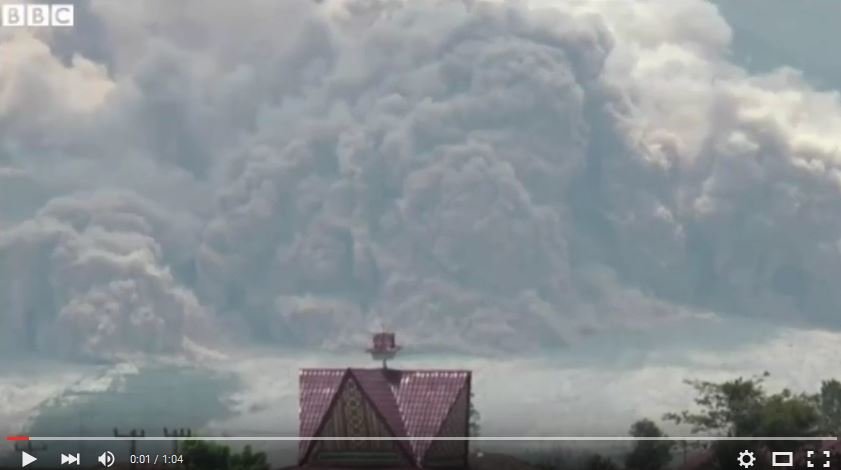 Mount Sinabung eruption
