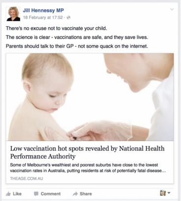Click to enlarge Jill Hennessey FB post