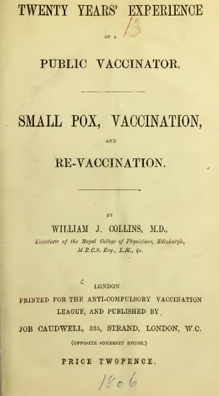 smallpox vaccine book