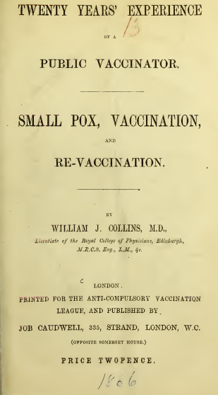 Click to enlarge smallpox vaccine book