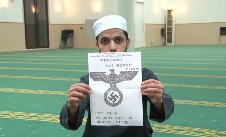 Click to enlarge mosque threat letter