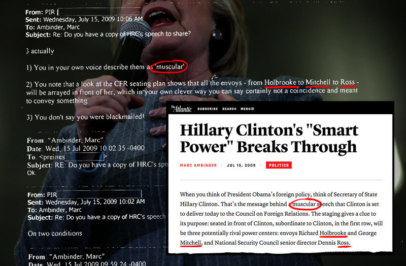Click to enlarge hillary clinton email controlling news
