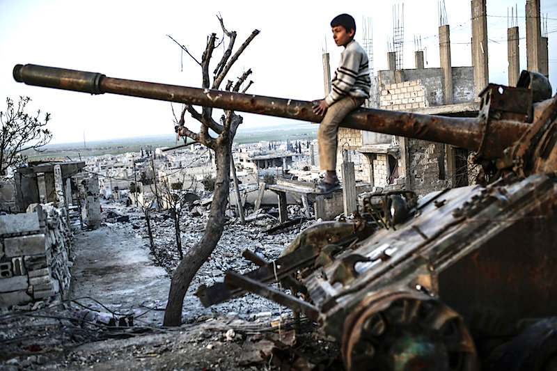 boy on tank launcher