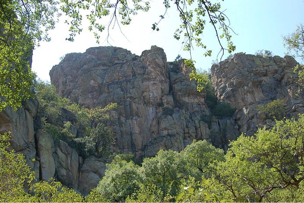 Click to enlarge Tsodilo Hills in Northwestern Botswana