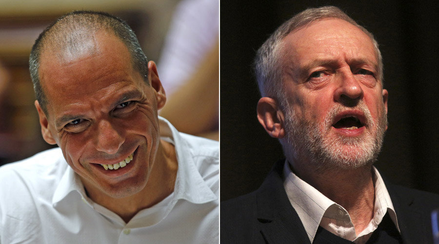 Yanis Varoufakis, Jeremy Corbyn