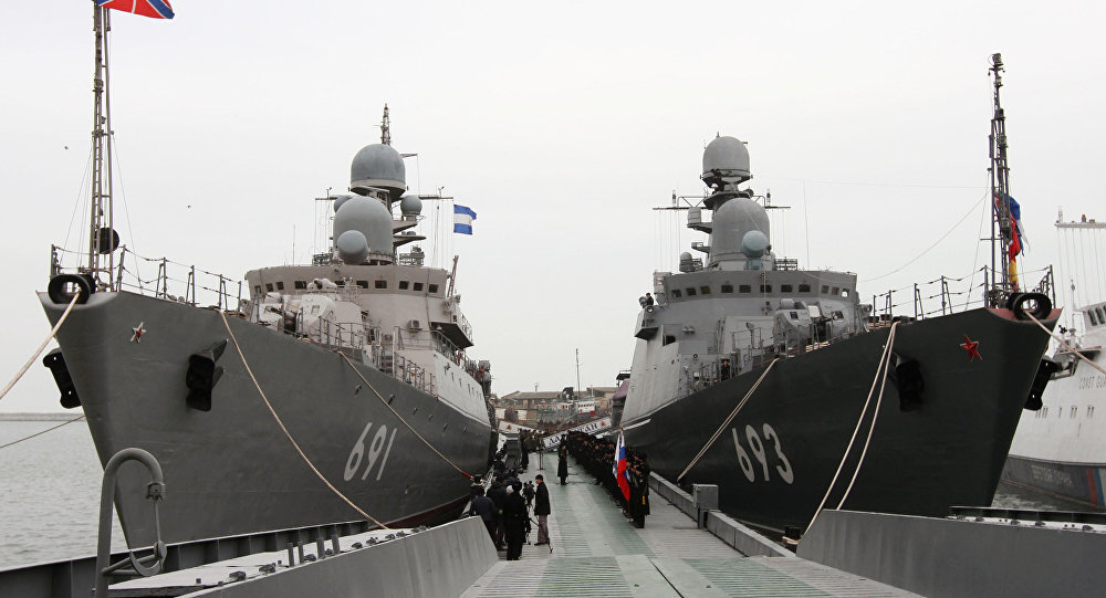 Russian naval exercises