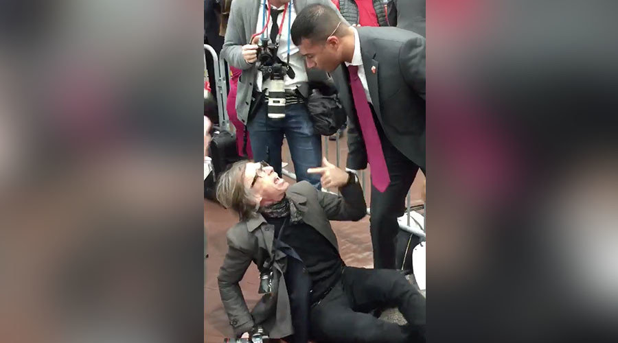 secret service attacks journalist