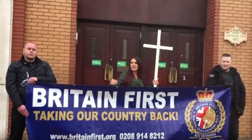 Britain First protest