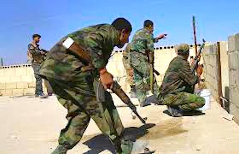 Syrian troops