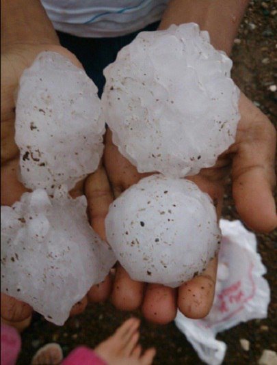 Large hail