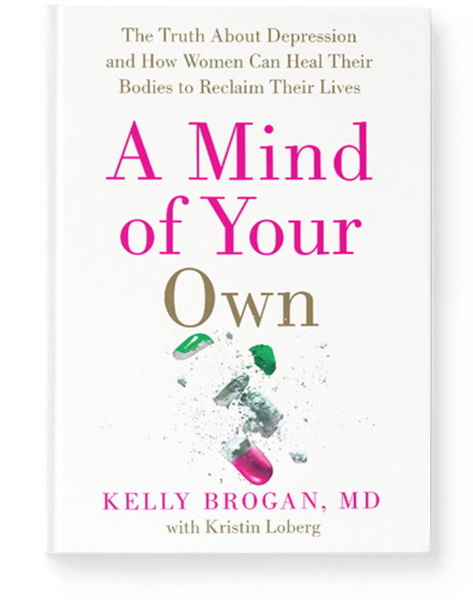 Click to enlarge Kelly Brogan book