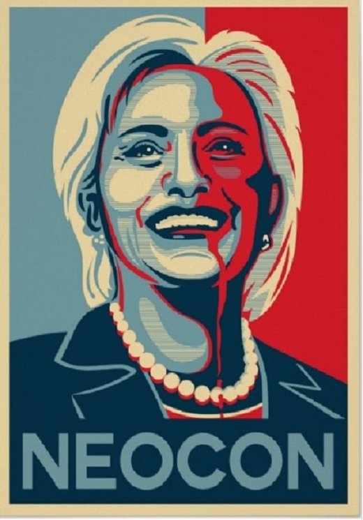 Click to enlarge Hillary Clinton Neocon