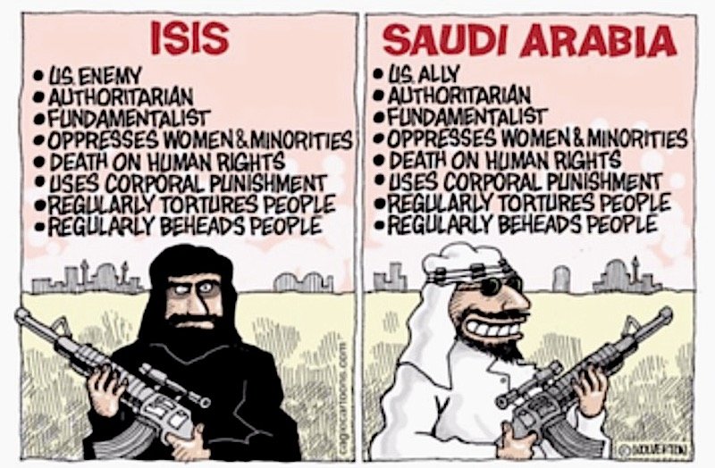 Click to enlarge ISIS Saudi comparison