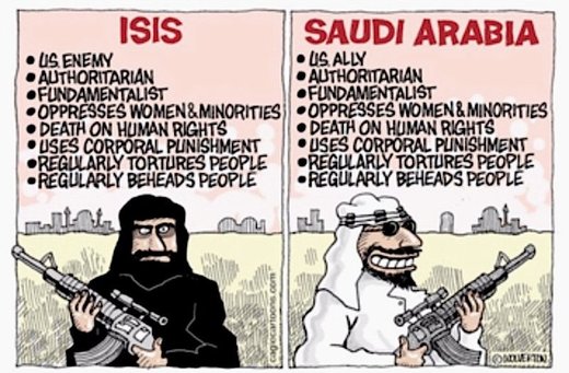 ISIS Saudi comparison
