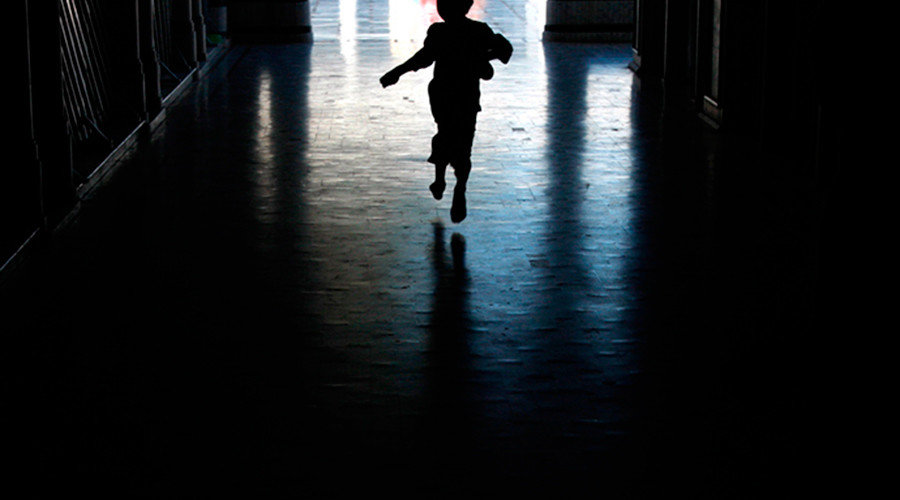 Click to enlarge child running