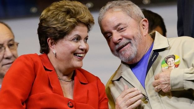 Lula and Dilma Rousseff