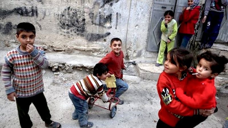 Click to enlarge Syrian kids