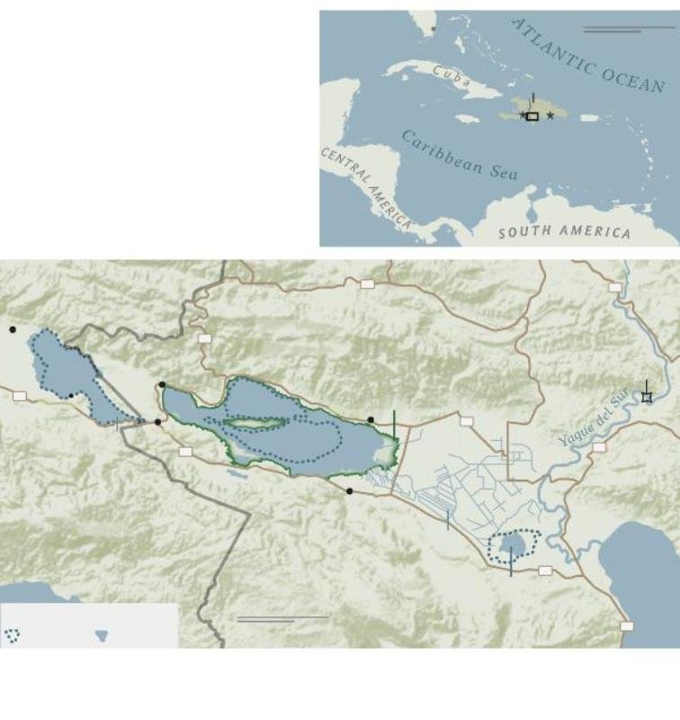 Rising lakes in Hispaniola, Haiti