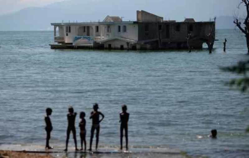 lake Azuei in Haiti
