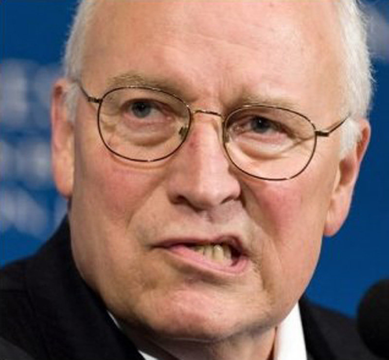 Dick Cheney snarls