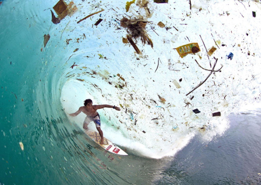 wave trash