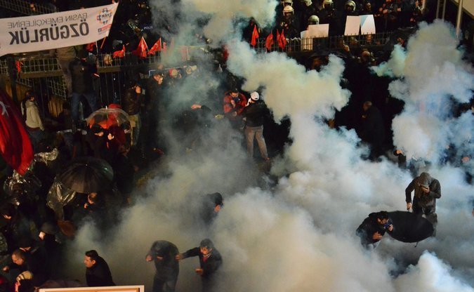 turkey protest