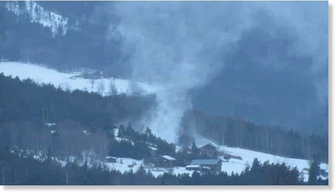 Spectacular rare snow tornado filmed in Norway -- Earth Spectacular rare snow tornado filmed in Norway -- Earth