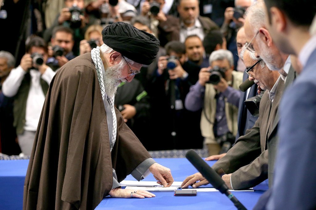 Click to enlarge Rouhani, Iran progress