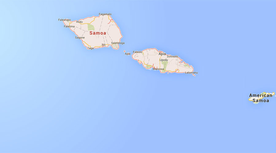 Samoa map