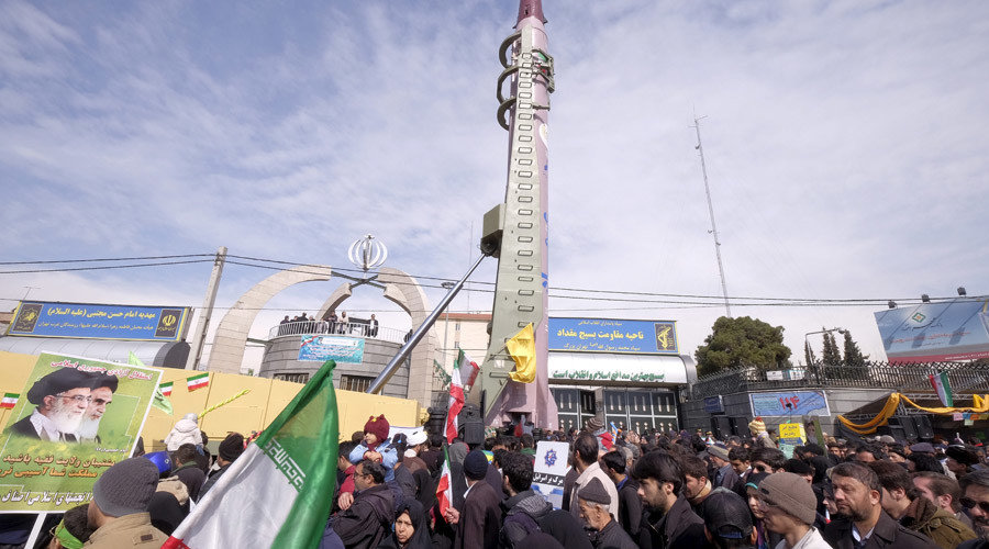 iran missile ceremony