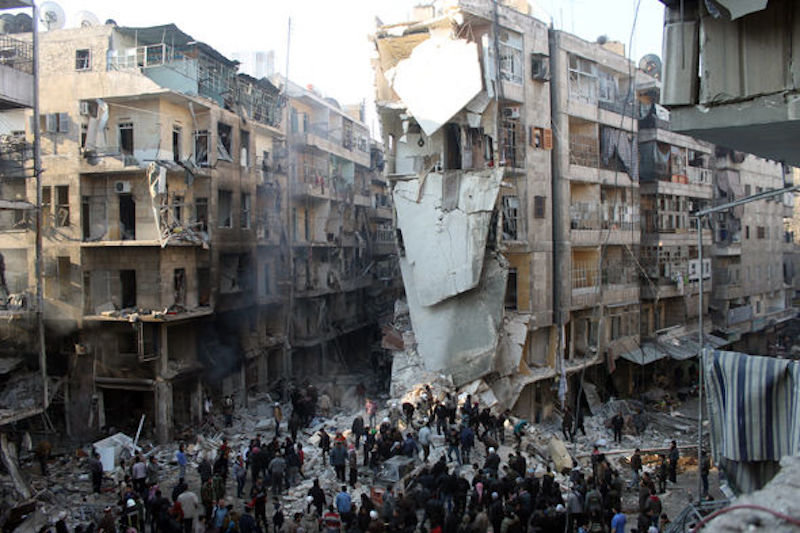 Destruction in Aleppo