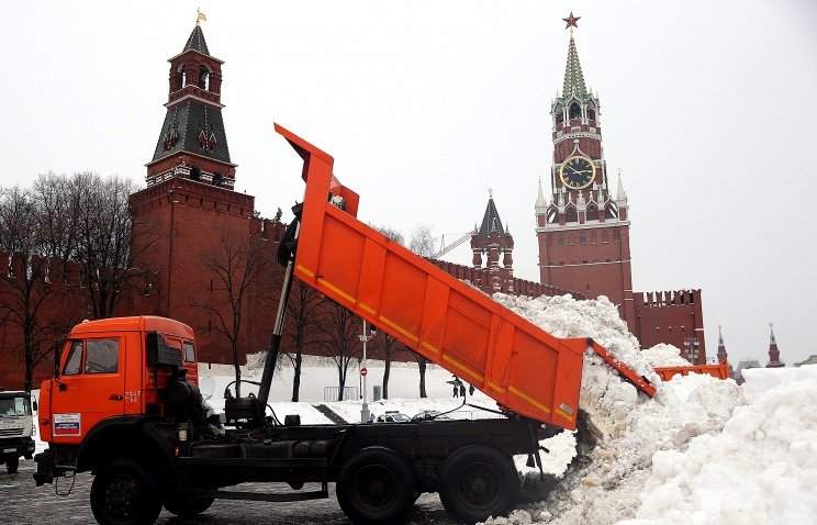 Moscow snow