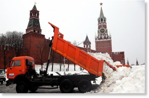Moscow snow