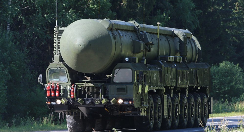 Click to enlarge Russia’s advanced RS-26 intercontinental ballistic missile