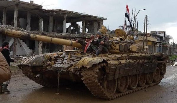 Click to enlarge Syrian Army tank