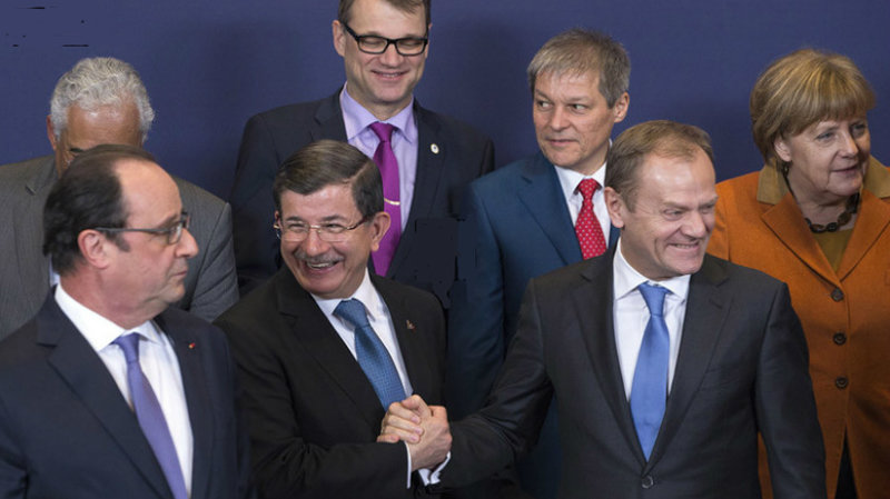 Davutoglu-Tusk-Brussels