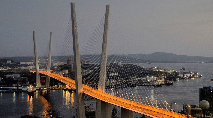 Vladivostok new bridge