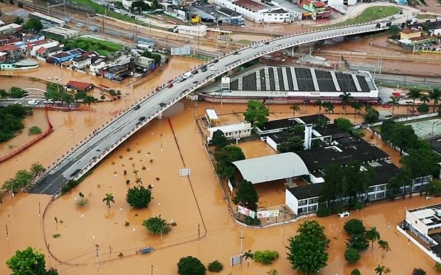 Click to enlarge Flooding in Sao Paulo