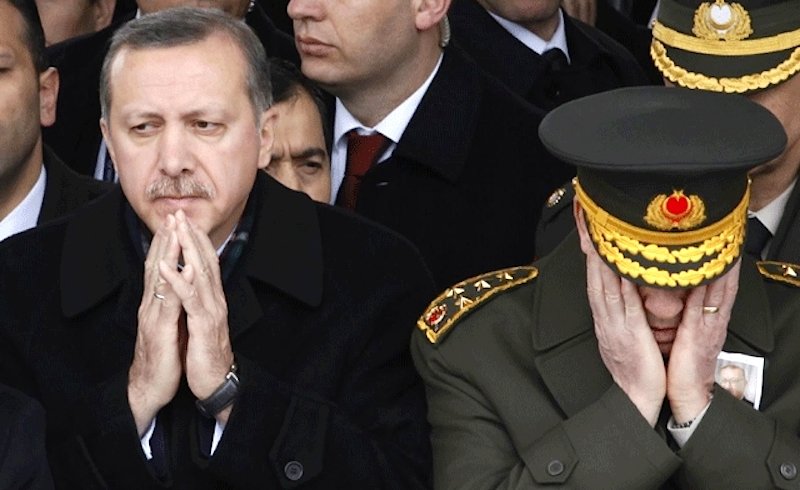Erdogan and military guy