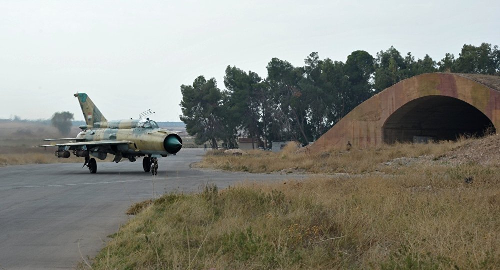 Syrian MiG-21 fighter jet