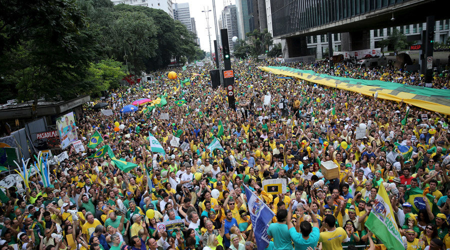Brazil demonstrators