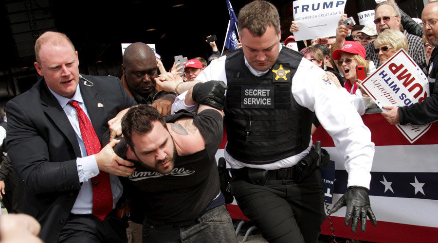 trump rally arrest