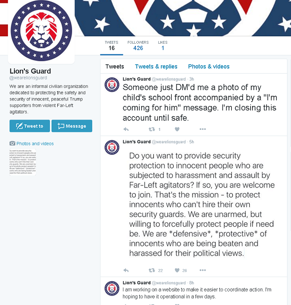 Click to enlarge wearelionsguard tweet