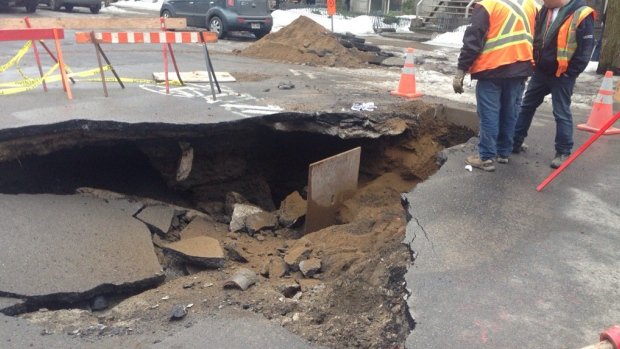 Montreal sinkhole