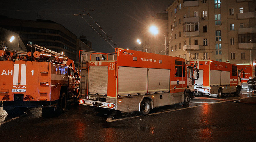Moscow fire trucks