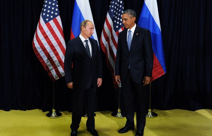 Vladimir Putin and Barack Obama