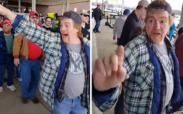 trump nazi salute