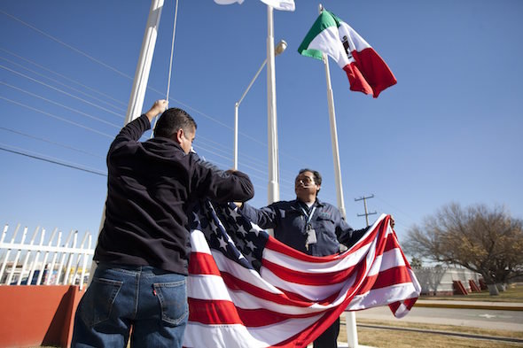 Workers at maquiladoras,Juarez, Mexico