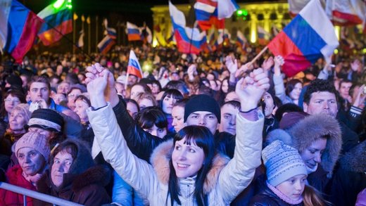 Crimea referendum celebrations